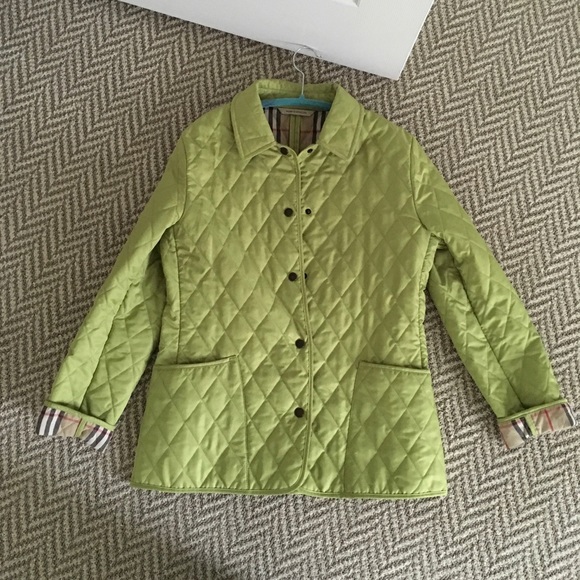 Burberry Green Quilted Utility Jacket - Picture 8 of 8